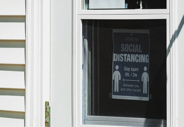 istock Community Hall Social Distancing Sign 1270072844