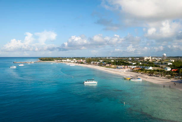 istock Grand Turk Island Coastline Aerial View 1270083337
