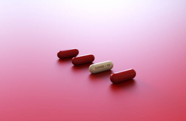 istock Capsule medicine for COVID-19 or Corona virus. 3D illustration. 1270086635