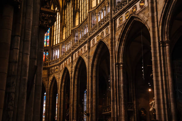 istock Interior of church cathedral 1270090450