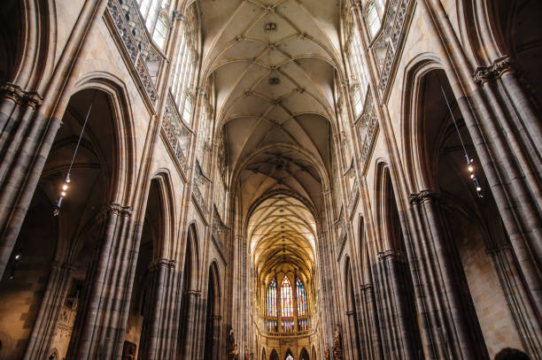 istock Interior of church cathedral 1270090473