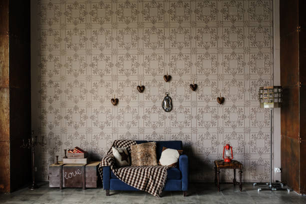istock old vintage sofa with beautiful nice pillows and fur 1270091315