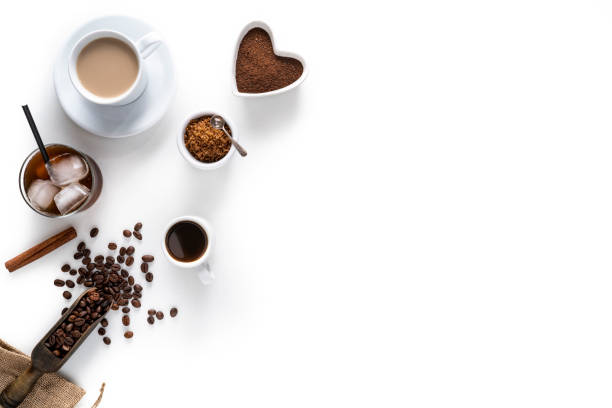 istock Coffe assortment of coffee as expresso, latte, iced coffe 1270092340