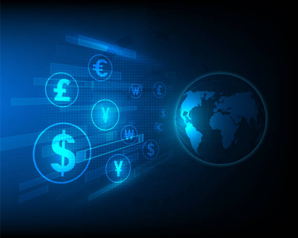 istock Money transfer. Global Currency. Stock Exchange. Stock maket 1270093518
