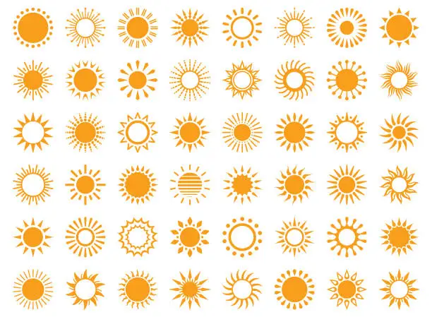 Vector illustration of Sun