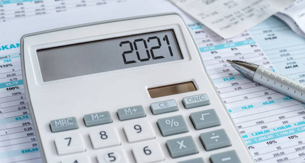 istock A calculator with the 2021 on the display 1270096200