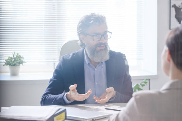 istock Discussing Business Strategy With Colleague 1270101640