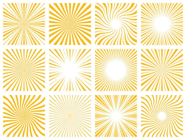 Vector illustration of Sunbeams