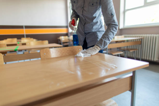 istock A Day at School - preparation for reopening 1270105576