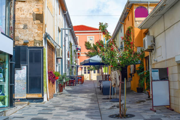istock Street restaurants souvenir shops Cyprus 1270110994