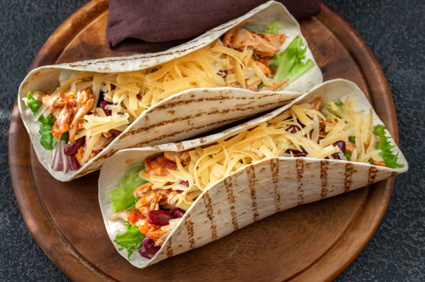 istock Tacos - traditional Mexican dish 1270115840
