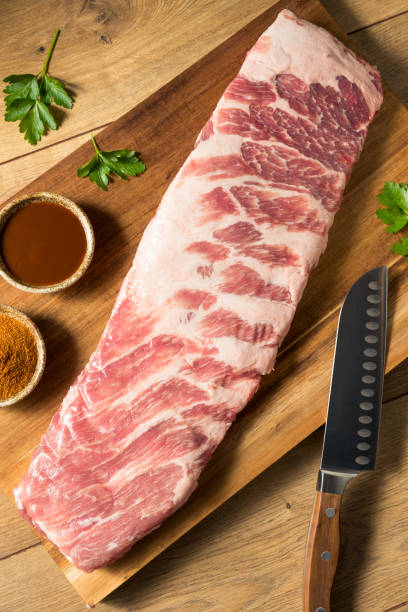 istock Raw St Louis Style BBQ Ribs 1270117144