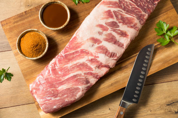 istock Raw St Louis Style BBQ Ribs 1270120156