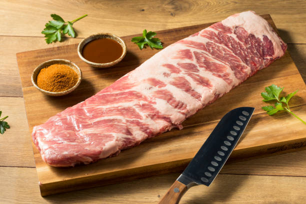 istock Raw St Louis Style BBQ Ribs 1270120735