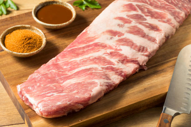 istock Raw St Louis Style BBQ Ribs 1270120776