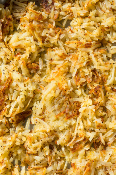 istock Homemade Fried Shredded Hashbrowns and Eggs 1270122041