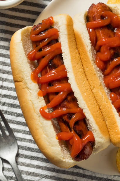 istock American Hot Dog with Ketchup 1270122353
