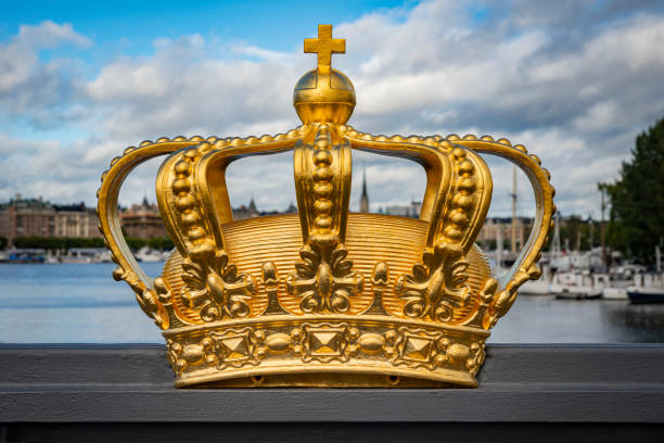 istock Crown on Skeppsholmsbron, Stockholm 1270125728
