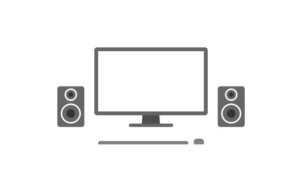 istock PC screen isolated simple icon. Monitor, concept illustration in vector flat 1270127777