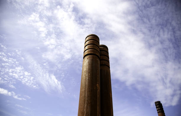 istock Industrial chimney manufactures 1270128161