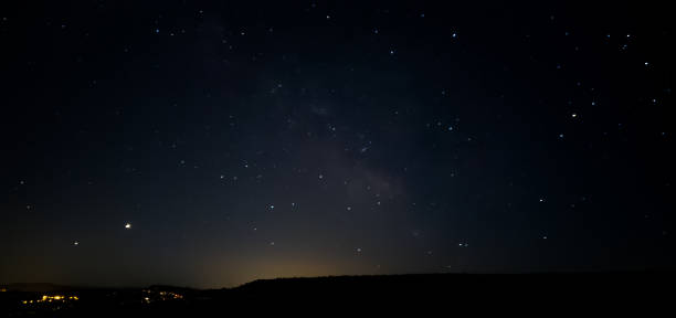 istock Sky by night stars on city 1270129284