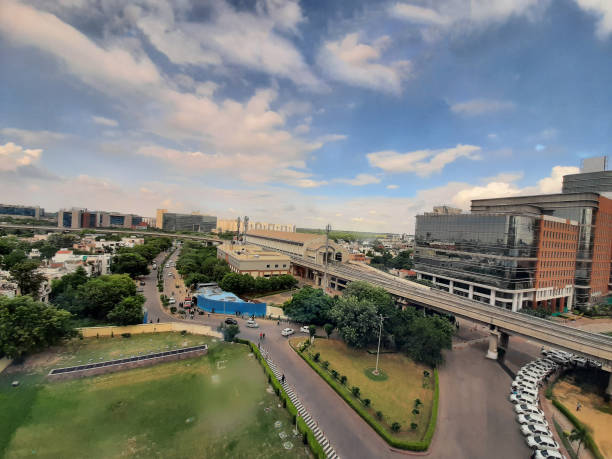 istock Wide angle view of Corporate Buildings 1270129378