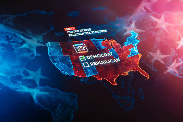 istock Vote for democratic party. 2020 Election 1270138017