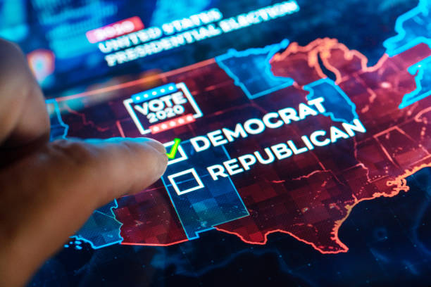 istock Vote for democratic party. 2020 Election 1270138064