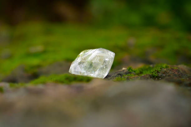 istock Real Diamond Is a crystal, not through grinding 1270141428