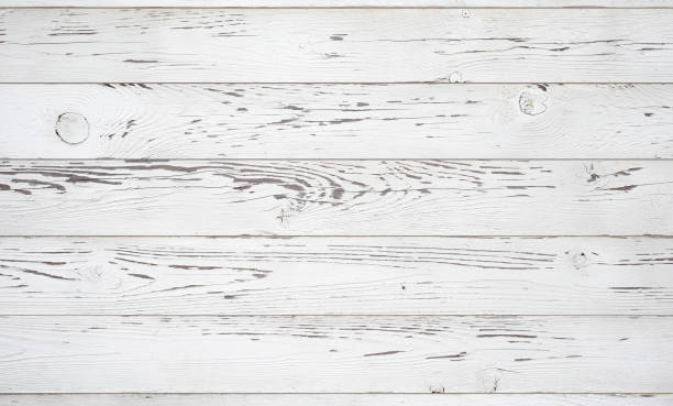 istock Weathered white wooden background texture. Top view surface of the table. 1270144551