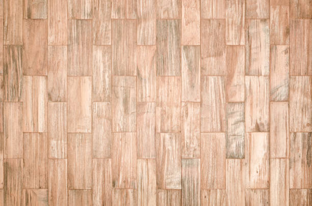 istock background and texture of brown color decorative old wood on surface wall in rectangular shape. 1270148489