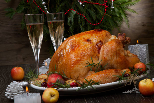 istock Roasted Christmas Turkey with Grab Apples 1270158043