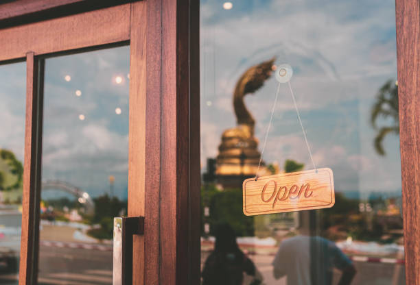 istock Text on vintage wood sign 
