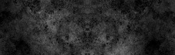 istock Old wall texture cement dark black gray panoramic background abstract grey color design are light with white gradient background. 1270166145