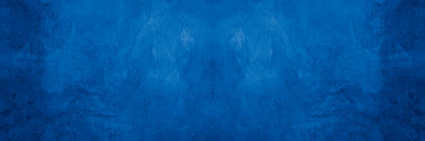 istock Old wall pattern texture cement blue dark abstract  blue color design are light with black gradient background. 1270166210