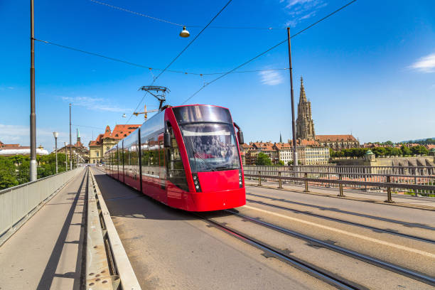 istock Modern city tram in Bern 1270173544
