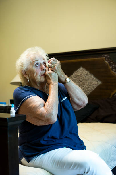 istock Woman applying eye drops 1270175774