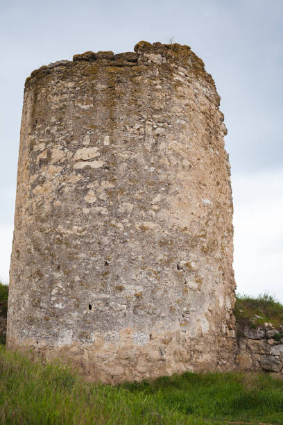 Ruined tower of ancient fortress Calamita. Inkerman Ruined tower of ancient fortress Calamita. Inkerman, Sevastopol, Crimea inkerman stock pictures, royalty-free photos & images