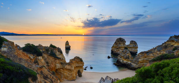istock View of Camilo beach at sunrise 1270178076