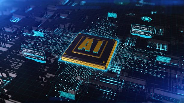 istock 3D render digital of AI (Artificial Intelligence) over circuit background, High-speed connection data analysis, Future Technology digital background 1270186378
