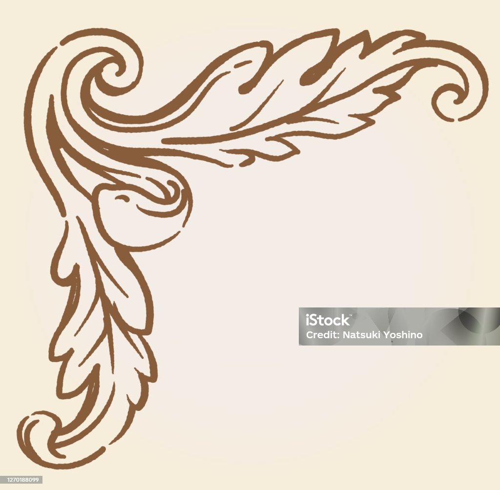 Decoratieve Uitstekende Kaderhoek In Antieke Rococo Stijl Vectorillustratie Stockvectorkunst En Meer Beelden Van Antiek - Ouderwets - Istock