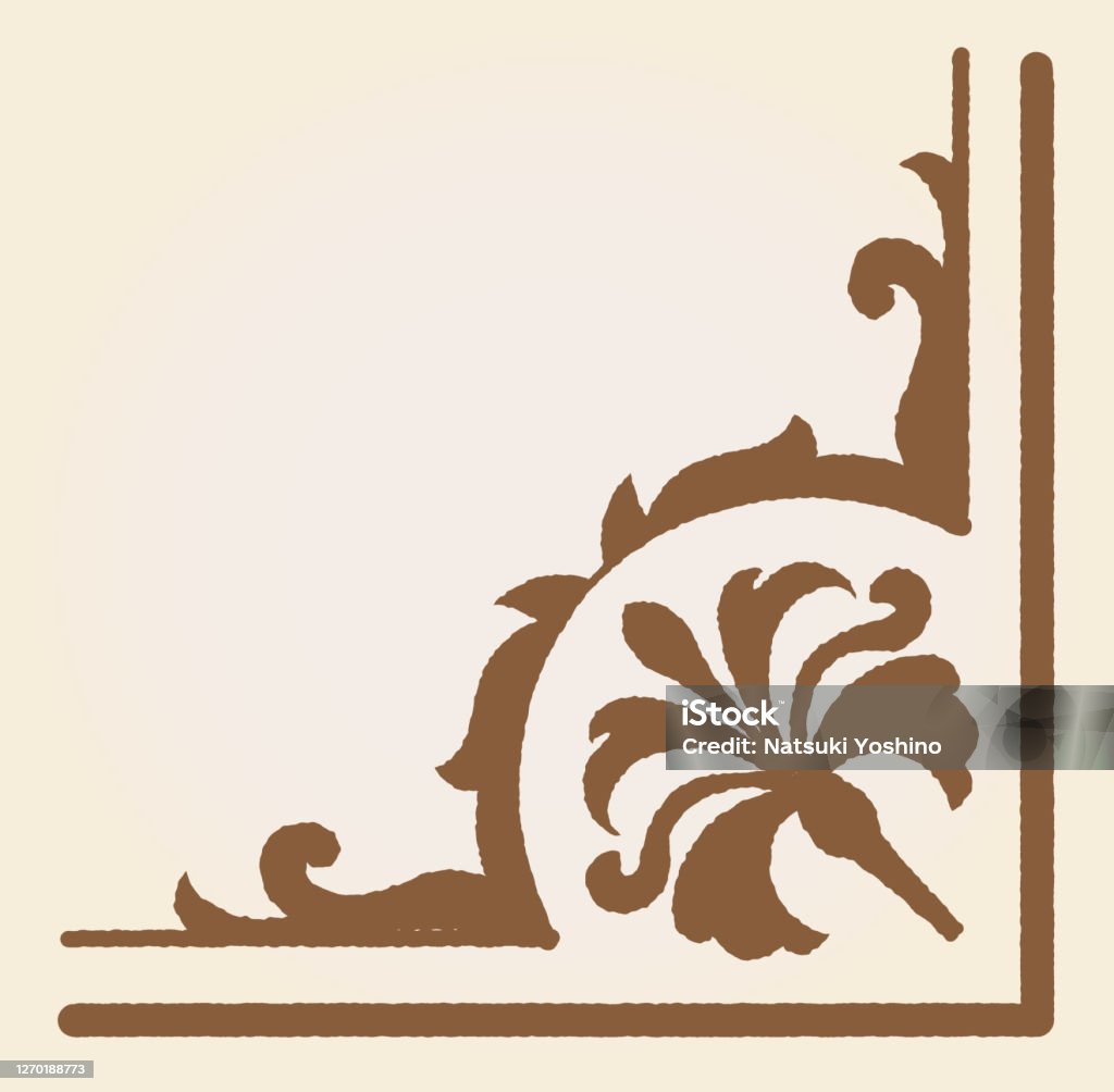 Decoratieve Uitstekende Kaderhoek In Antieke Rococo Stijl Vectorillustratie Stockvectorkunst En Meer Beelden Van Antiek - Ouderwets - Istock
