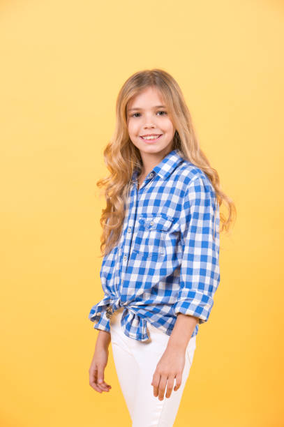 istock Child model smile with long blond hair 1270192238