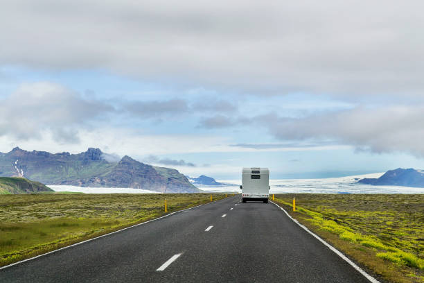 istock Road leading to glacier, Iceland 1270192276