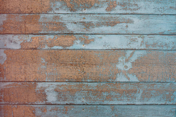 istock Aged wooden background with cracked paint 1270194733