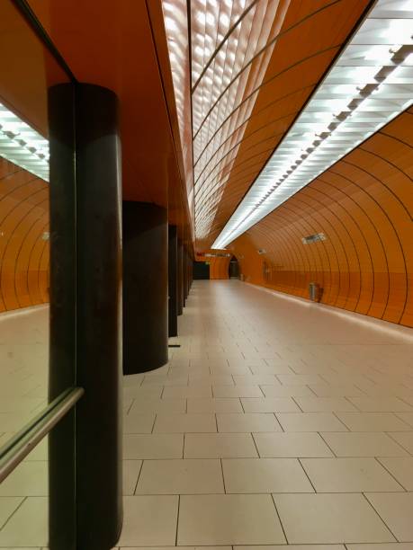 istock Empty Marienplatz metro station in Munich 1270195518