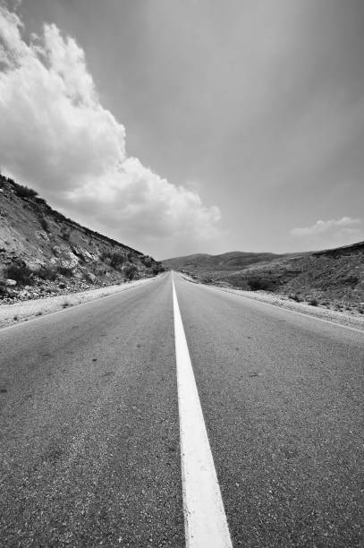 istock Deserted road in Israel 1270198014