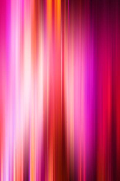 istock Vertical gradient lines pink background motion blur neon color stripes 1270199030