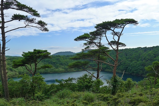 Fudoike is located in Kirishima Kinkowan National Park of Japan.