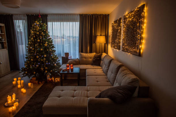 istock Christmas decorations in xmas home 1270200692